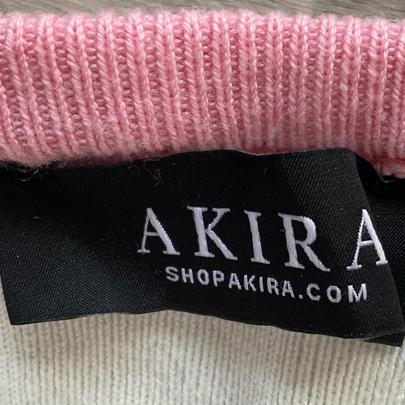 Akira Sweater Knit Bolero  Top  Colorful Pleated Size Small - Picture 9 of 12